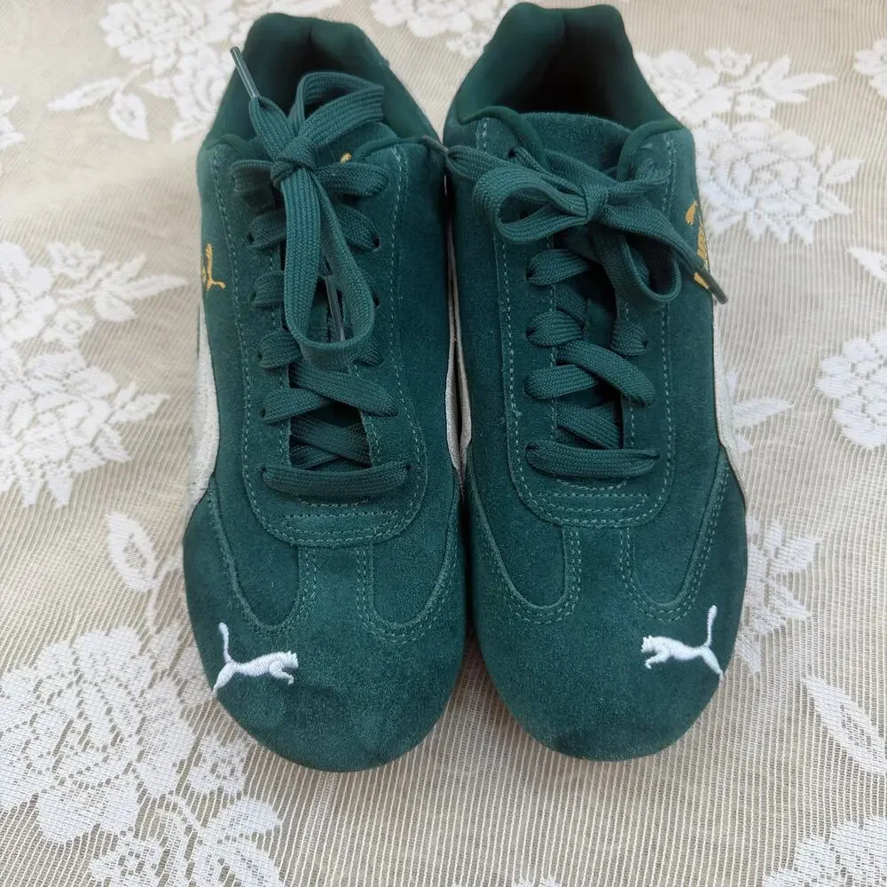 Puma Speedcat Green Suede Sneakers Women’s 8